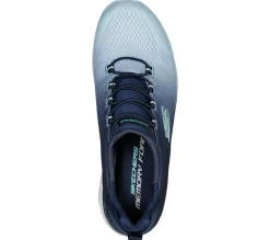 Calçado Sem Atacadores|Sapatilhas Casuais-SKECHERS Summits - Bright Charmer NAVY