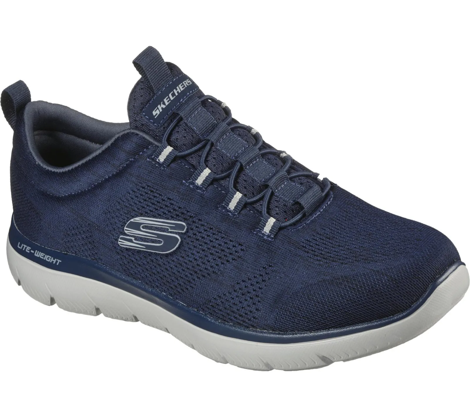 Calçado Sem Atacadores-SKECHERS Summits - Louvin NAVY