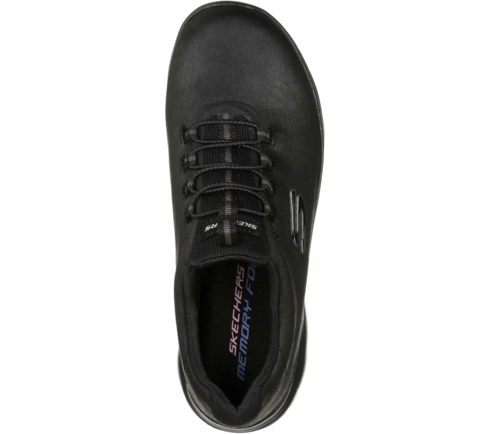 Calçado Sem Atacadores|Sapatilhas-SKECHERS Summits - Oh So Smooth PRETO