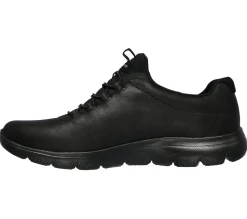 Calçado Sem Atacadores|Sapatilhas-SKECHERS Summits - Oh So Smooth PRETO