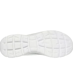 Calçado Sem Atacadores|Sapatilhas Casuais-SKECHERS Summits - Artistry Chic BRANCO / PRATEADO