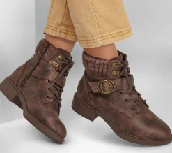 Com Atacadores|Botas-SKECHERS Tenley - Dreaming Of Fall CASTANHO