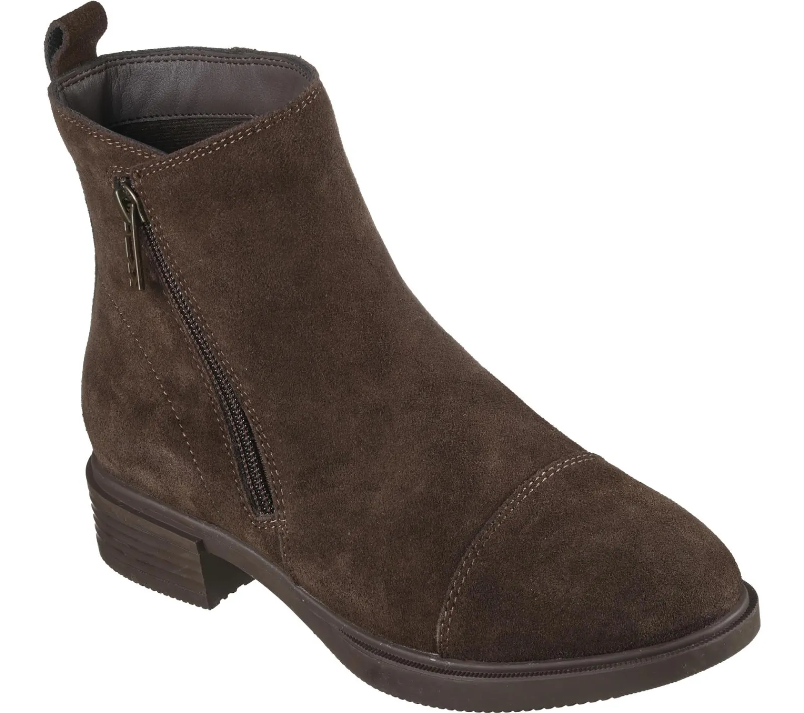 Calçado Sem Atacadores|Botas-SKECHERS Tenley - New Chance CASTANHO ESCURO