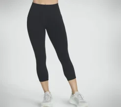 Calças|Partes De Baixo-SKECHERS The GO WALK HW Mid Legging PRETO