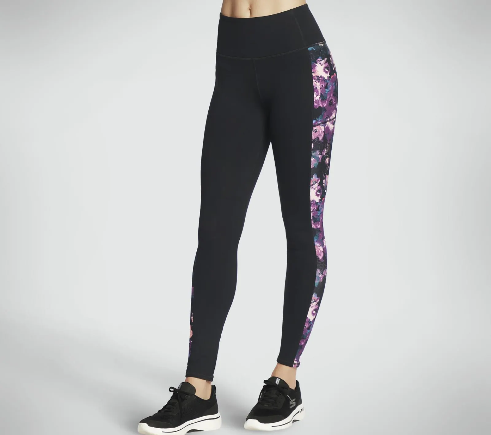 Calças|Partes De Baixo-SKECHERS The GO WALK Linear Floral FL HW Legging MULTICOR