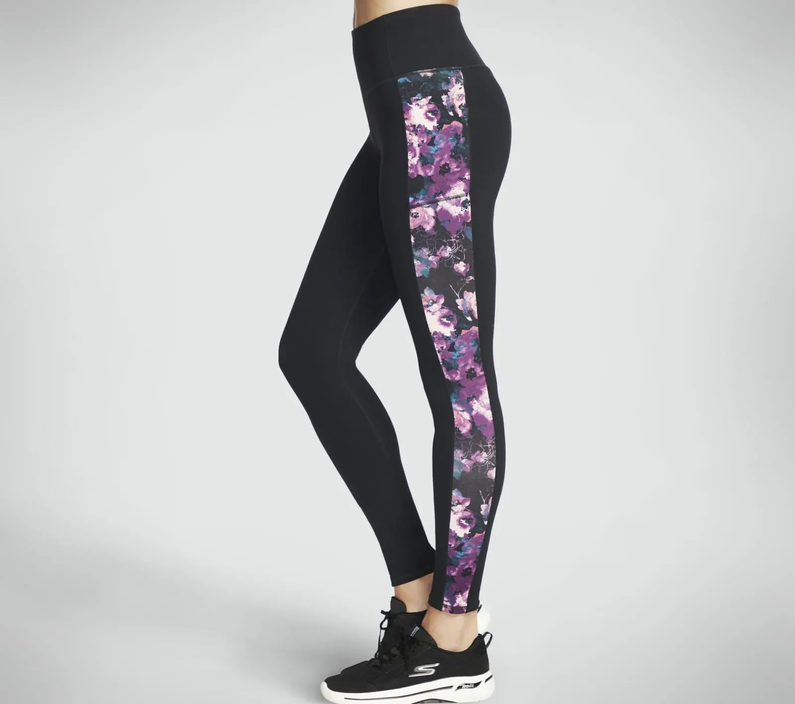 Calças|Partes De Baixo-SKECHERS The GO WALK Linear Floral FL HW Legging MULTICOR