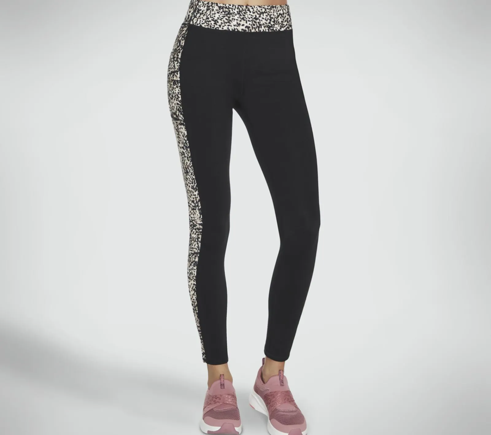 Calças|Partes De Baixo-SKECHERS The GOSTRETCH Mini Cheetah 7/8 HW Legging CASTANHO / CAMEL