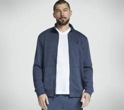 Partes De Cima|Partes De Cima-SKECHERS The Hoodless Hoodie GO WALK Everywhere Jacket NAVY