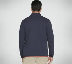 Partes De Cima|Partes De Cima-SKECHERS The Hoodless Hoodie Ottoman Jacket CARVÃO / NAVY