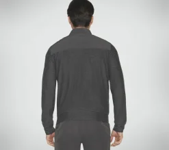 Partes De Cima|Partes De Cima-SKECHERS The Hoodless Hoodie SKECH-KNITS ULTRA GO Lite PRETO / CARVÃO