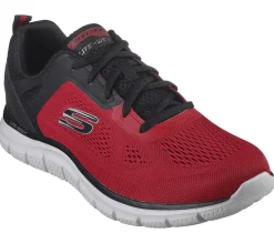 Sapatos Com Atacadores|Sapatilhas-SKECHERS Track - Broader VERMELHO / PRETO
