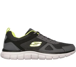 Sapatilhas-SKECHERS Track - Bucolo CARVÃO / LIMA