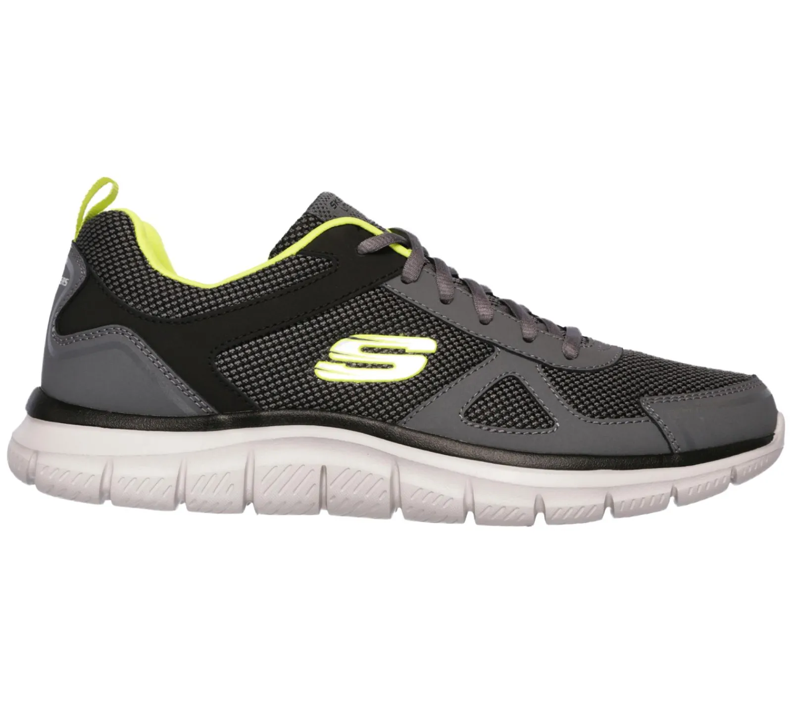 Sapatilhas-SKECHERS Track - Bucolo CARVÃO / LIMA
