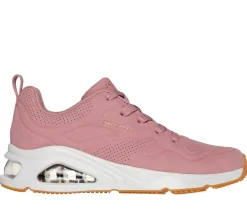 Com Atacadores|Sapatilhas Casuais-SKECHERS Tres-Air Uno - Ah-Mazing ROSA