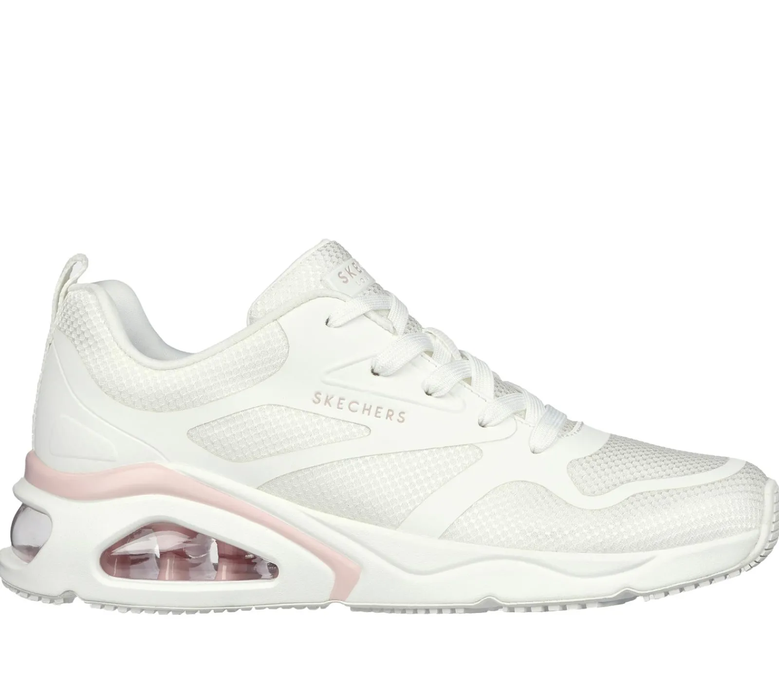Com Atacadores|Sapatilhas Casuais-SKECHERS Tres-Air Uno - Revolution-Airy BRANCO