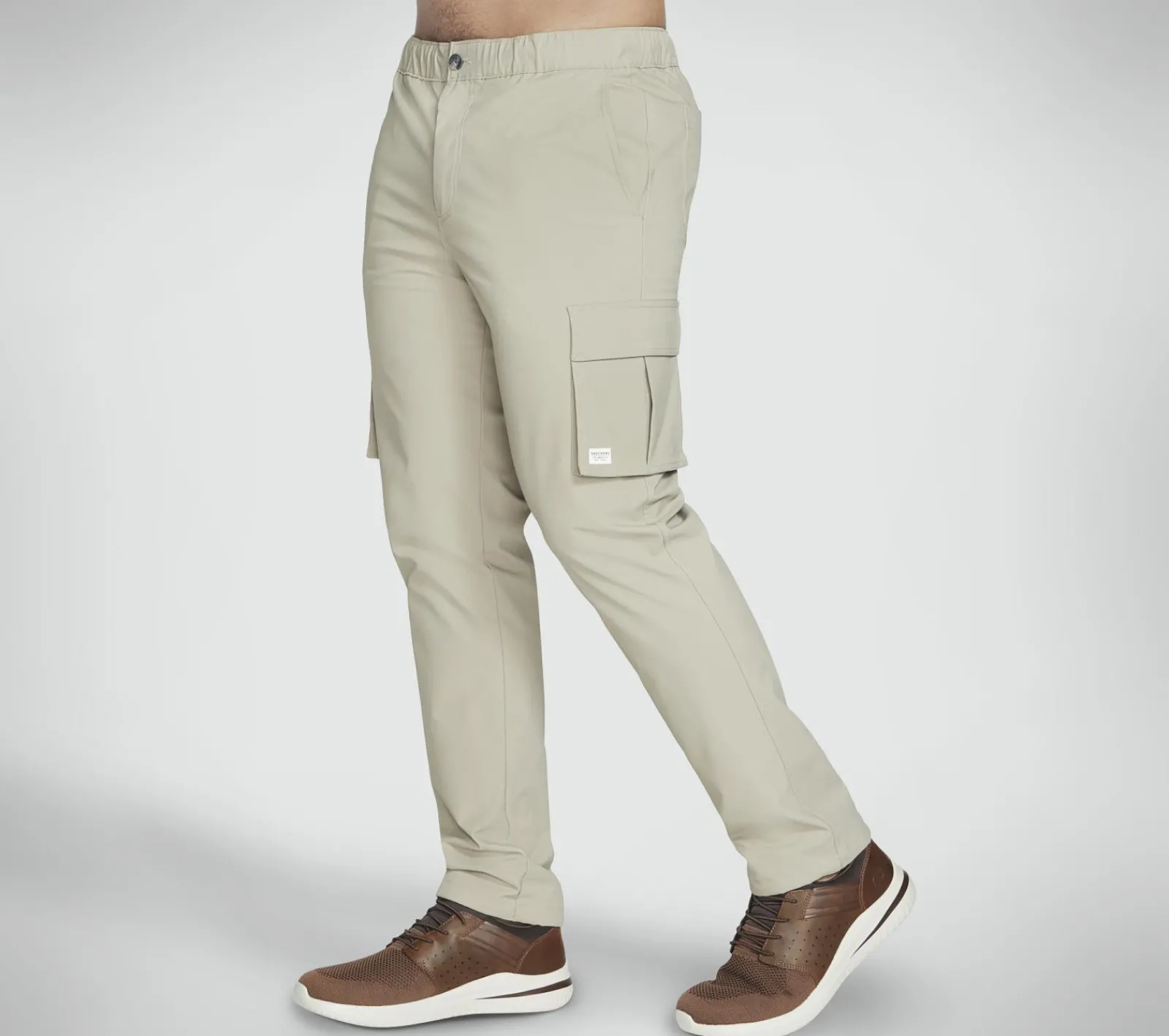 Calças|Partes De Baixo-SKECHERS Twill Downtown Solid Cargo Pant NATURAL
