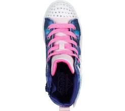 Com Atacadores|Luzes-SKECHERS Twinkle Magic NAVY / MULTICOR