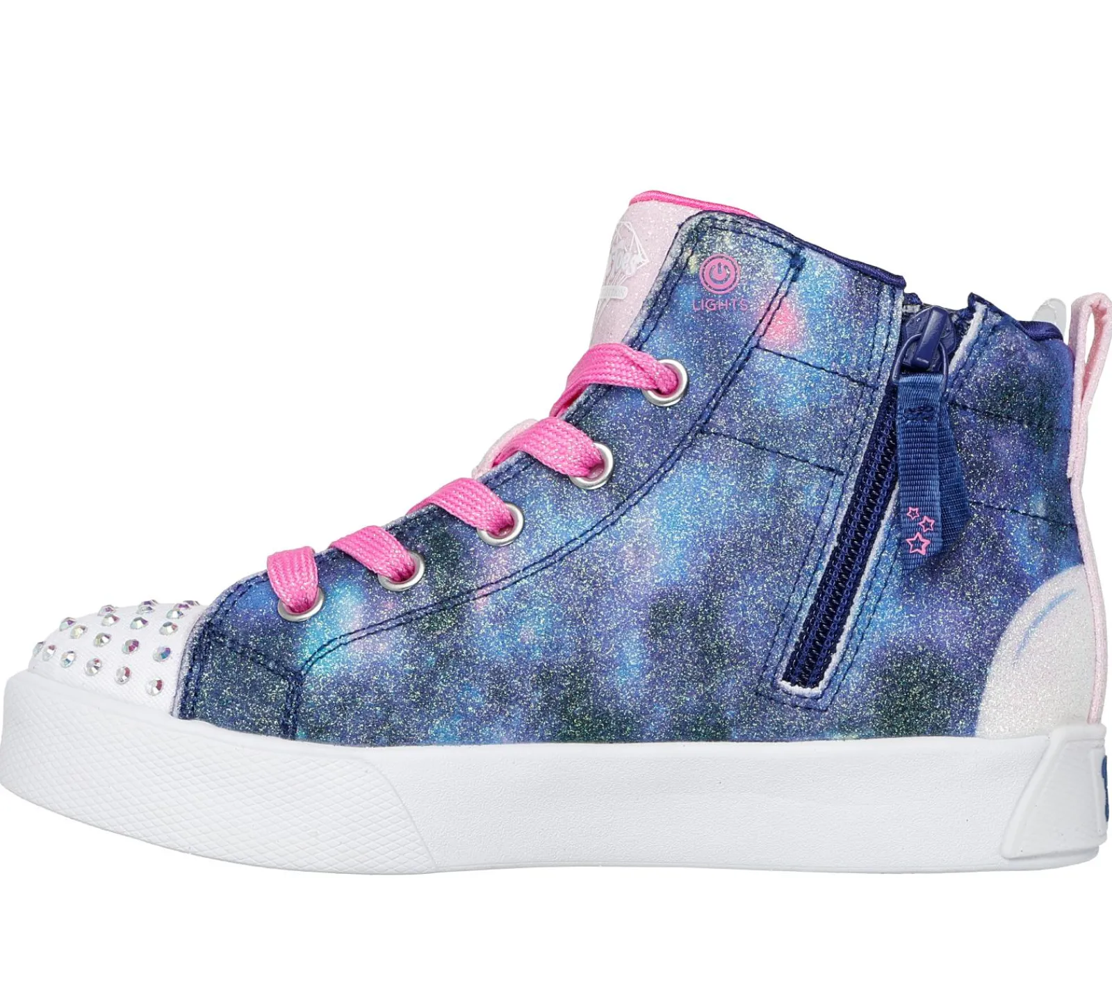 Com Atacadores|Luzes-SKECHERS Twinkle Magic NAVY / MULTICOR