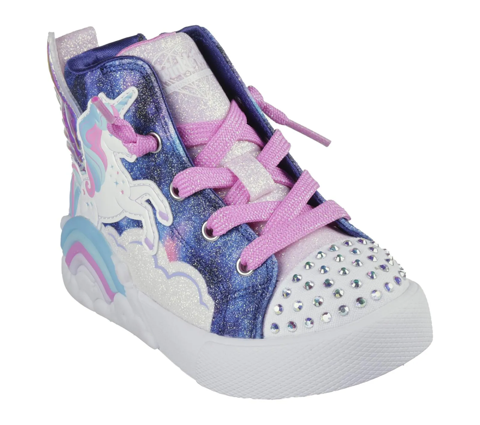 Luzes|Sapatilhas-SKECHERS Twinkle Magic NAVY / MULTICOR