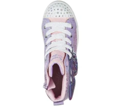 Com Atacadores|Luzes-SKECHERS Twinkle Toes: Twi-Lites 2.0 - Butterfly Wishes LAVANDA / MULTICOR