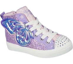 Com Atacadores|Luzes-SKECHERS Twinkle Toes: Twi-Lites 2.0 - Butterfly Wishes LAVANDA / MULTICOR