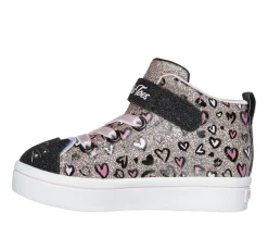 Calçado Sem Atacadores|Luzes-SKECHERS Twinkle Toes: Twi-Lites 2.0 - Kitty Cutie ROSA / DOURADO
