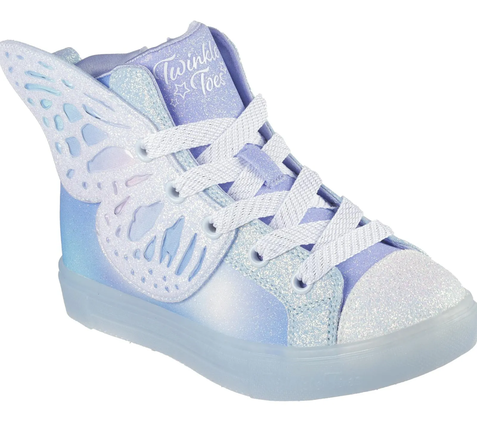 Com Atacadores|Luzes-SKECHERS Twinkle Toes: Twinkle Sparks Ice VIOLETA / MULTICOR