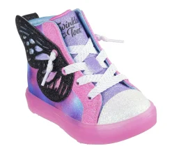Luzes|Sapatilhas-SKECHERS Twinkle Toes: Twinkle Sparks Ice PRETO / MULTICOR
