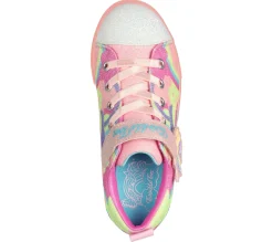 Sapatilhas-SKECHERS Twinkle Toes: Twinkle Sparks Ice 2.0 - Shimmering CORAL / MULTICOR