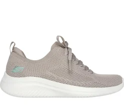 Calçado Sem Atacadores|Sapatilhas-SKECHERS Ultra Flex 3.0 - Daily Choice TAUPE