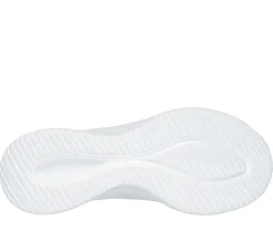 Calçado Sem Atacadores|Sapatilhas Casuais-SKECHERS Ultra Flex 3.0 - Elegant Night BRANCO / PRATEADO