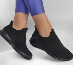 Calçado Sem Atacadores|Sapatilhas Casuais-SKECHERS Ultra Flex - First Take PRETO