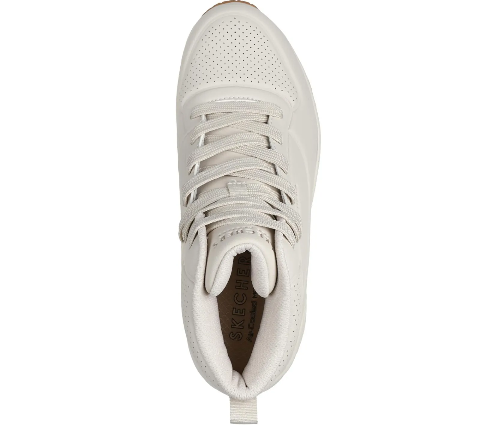 Com Atacadores|Botas-SKECHERS Uno - - Stand High BRANCO SUJO