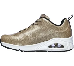 Com Atacadores|Sapatilhas Casuais-SKECHERS Uno - Diamond Shatter CHAMPAGNE