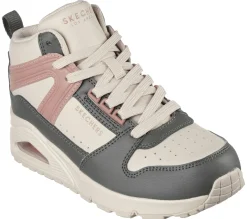 Com Atacadores|Botas-SKECHERS Uno - High Regards NATURAL / MULTICOR