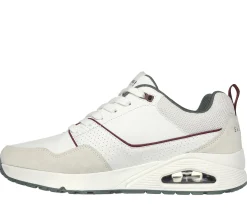 Sapatos Com Atacadores|Sapatilhas Casuais-SKECHERS Uno - Retro One BRANCO / VERDE