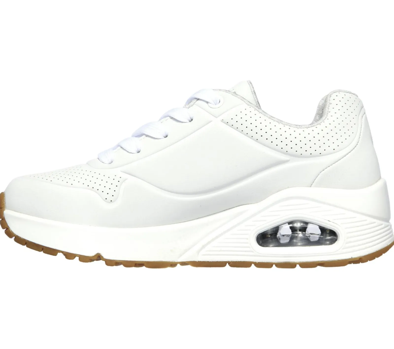 Com Atacadores|Sapatilhas-SKECHERS Uno - Stand On Air BRANCO