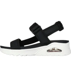 Sandálias-SKECHERS Uno - Summer Stand2 PRETO