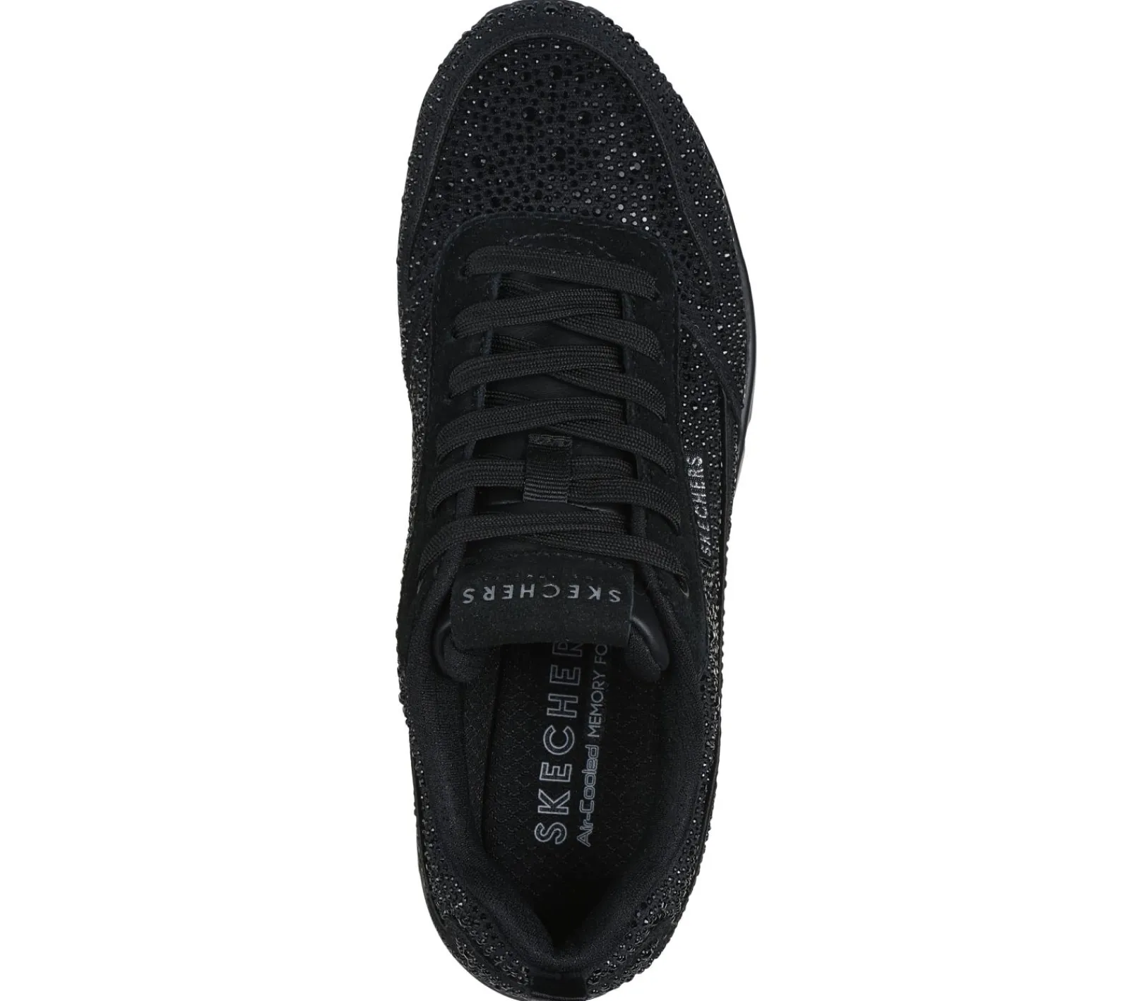 Com Atacadores|Sapatilhas Casuais-SKECHERS Uno - World Of Gems PRETO