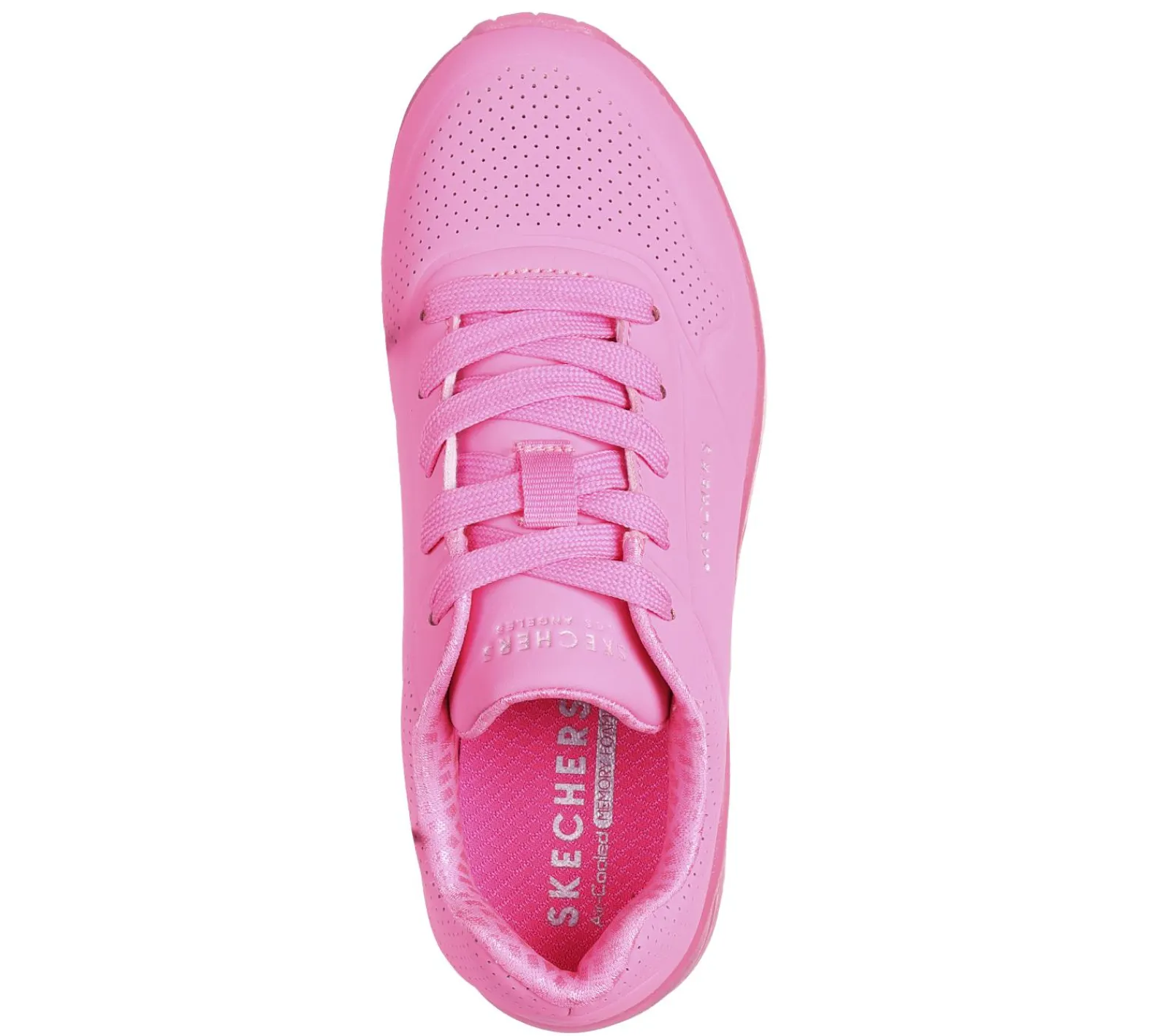 Com Atacadores|Sapatilhas-SKECHERS Uno Ice ROSA NEON