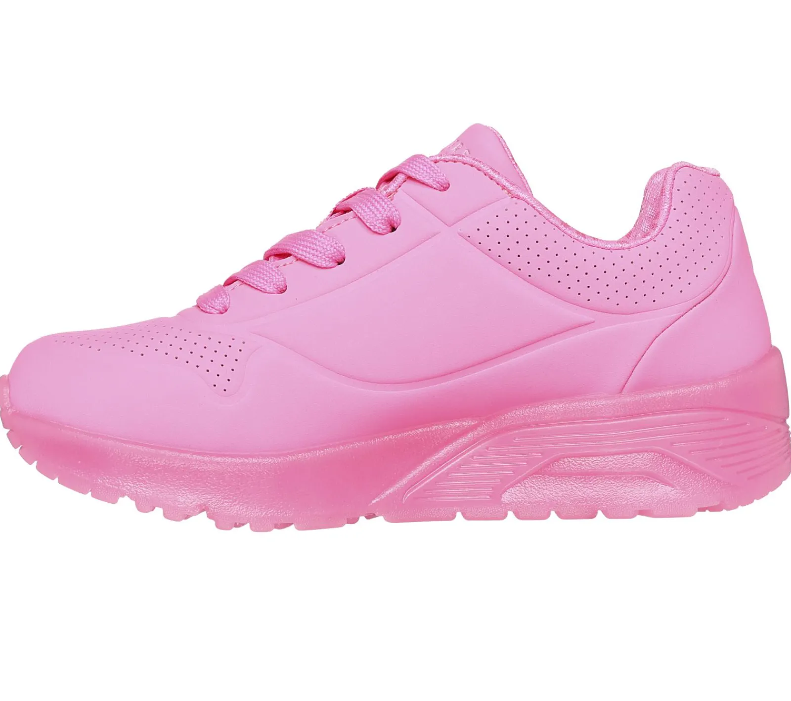 Com Atacadores|Sapatilhas-SKECHERS Uno Ice ROSA NEON