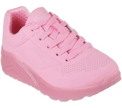 Com Atacadores|Sapatilhas-SKECHERS Uno Ice ROSA NEON