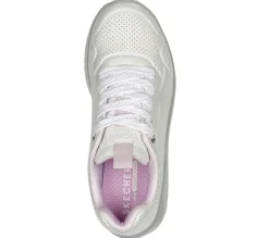 Com Atacadores|Sapatilhas-SKECHERS Uno Ice - Prism Luxe BRANCO / PRATEADO