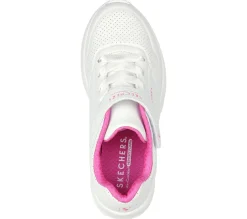 Sapatilhas-SKECHERS Uno Lite BRANCO / ROSA CHOQUE