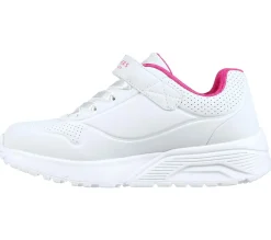 Sapatilhas-SKECHERS Uno Lite BRANCO / ROSA CHOQUE