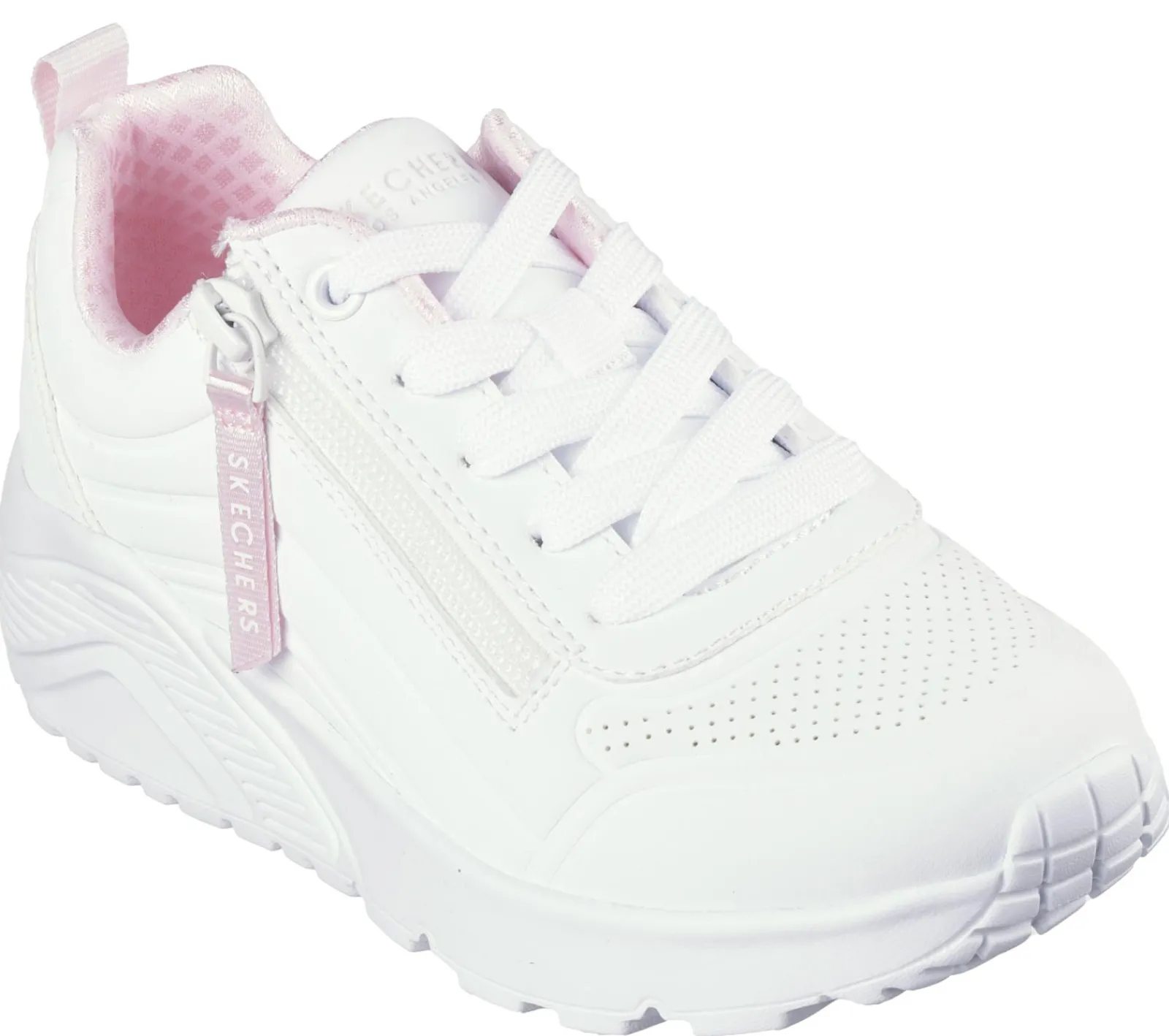 Sapatilhas-SKECHERS Uno Lite - Easy Zip BRANCO