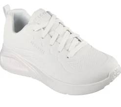Com Atacadores|Sapatilhas Casuais-SKECHERS Uno Lite - Lighter One BRANCO