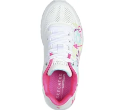 Sapatilhas-SKECHERS Uno Lite - My Drip BRANCO / MULTICOR