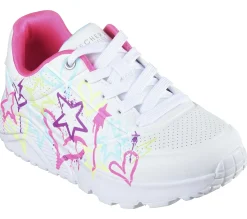 Sapatilhas-SKECHERS Uno Lite - My Drip BRANCO / MULTICOR