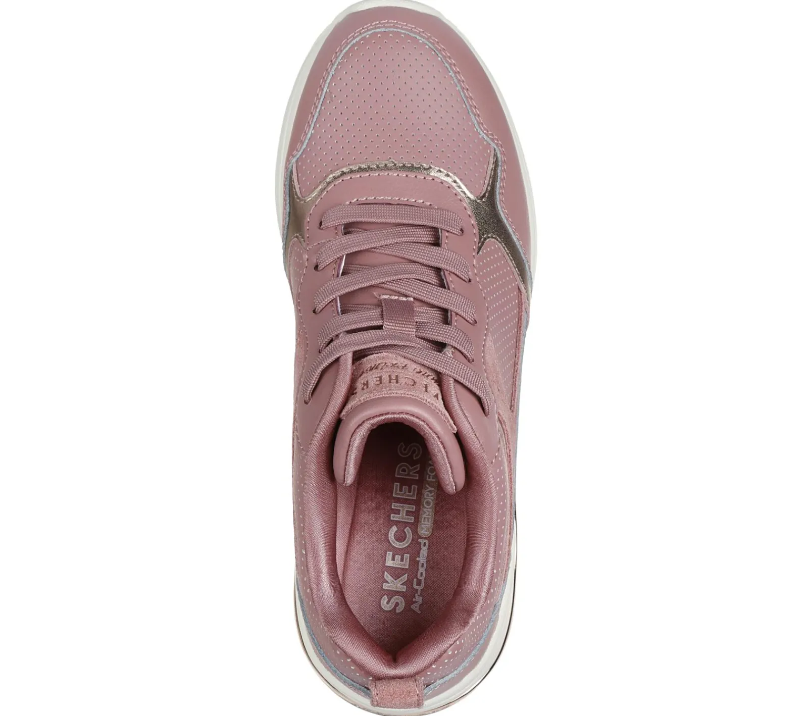 Sapatos De Cunha|Com Atacadores-SKECHERS Uno Prima - Starlet ROSA
